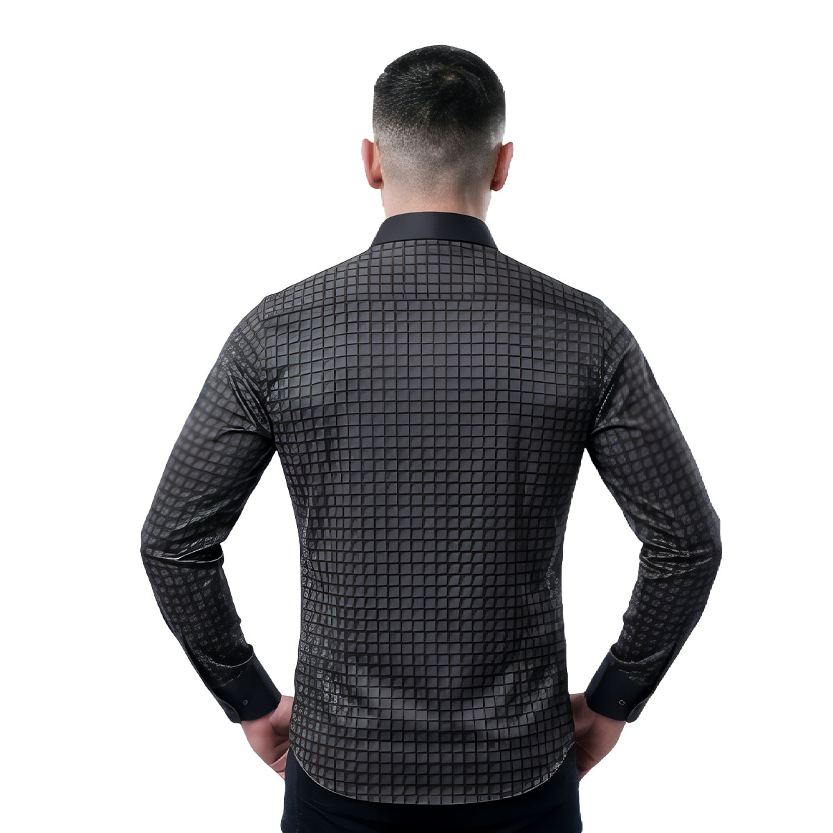 CAMISA MANGA LARGA PAVINI COFFE RSH636BLACKCOFFEE