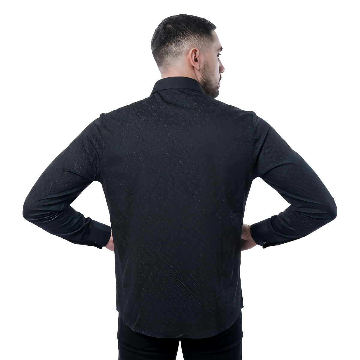 CAMISA MANGA LARGA PAVINI BLACK RSH630BLACK