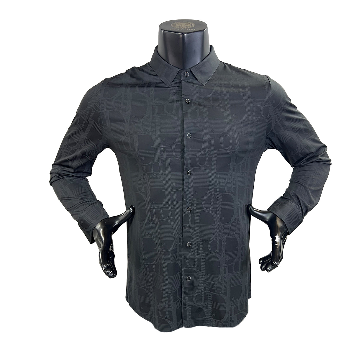 CAMISA MANGA LARGA PAVINI BLACK RSH639BLACKGREY