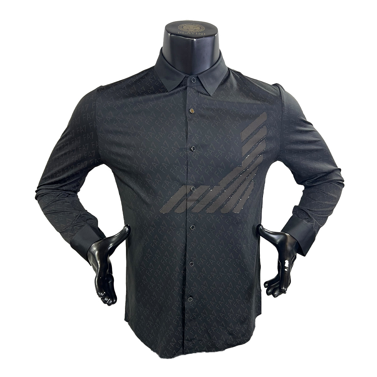 CAMISA MANGA LARGA PAVINI BLACK RSH630BLACK