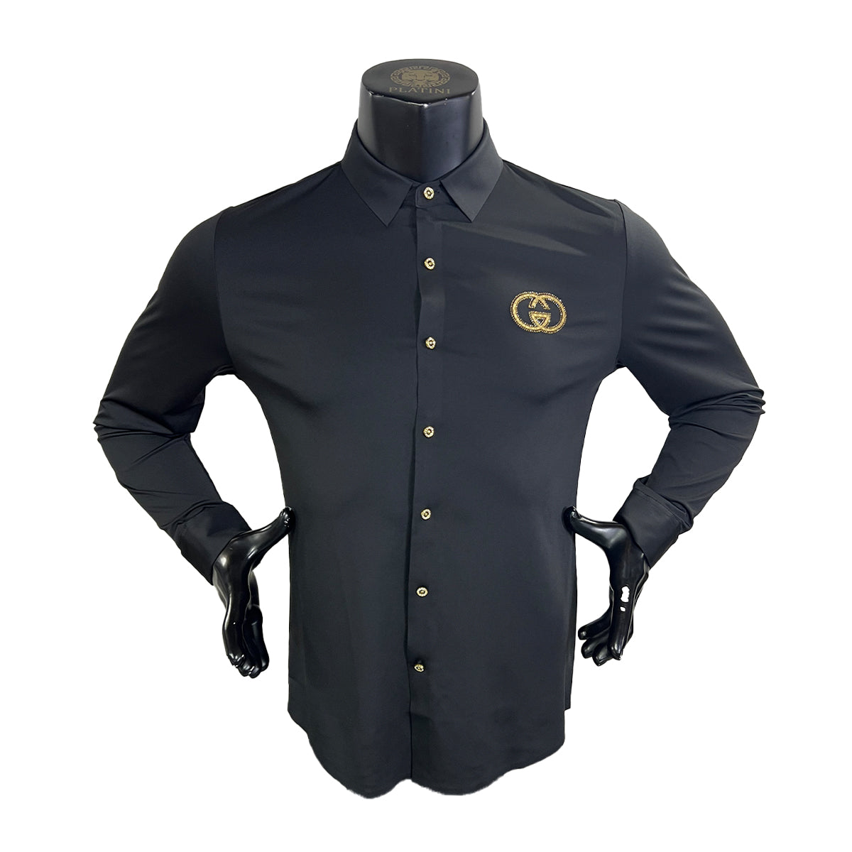 CAMISA MANGA LARGA PAVINI BLACK RSH631BLACK