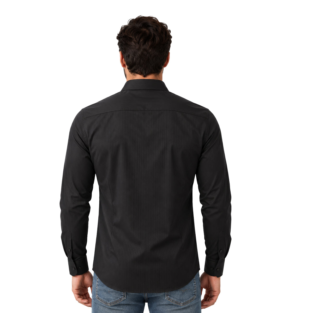 CAMISA PAVINI MANGA LARGA BLACK PVLS171BLACK