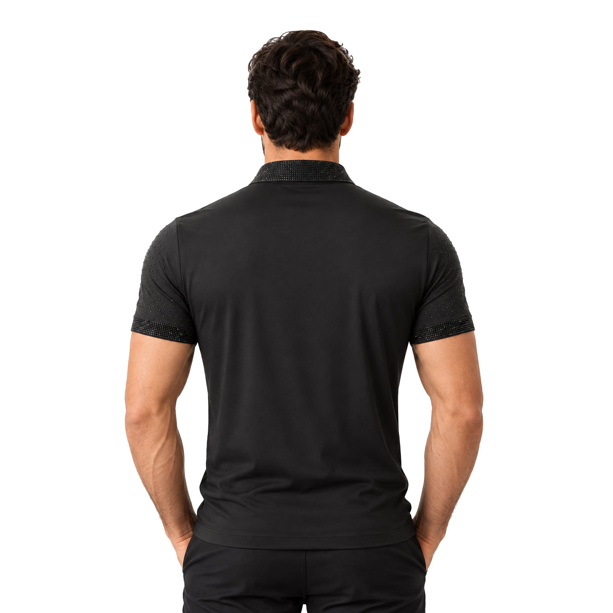PLAYERA PAVINI BLACK AP02BLACK