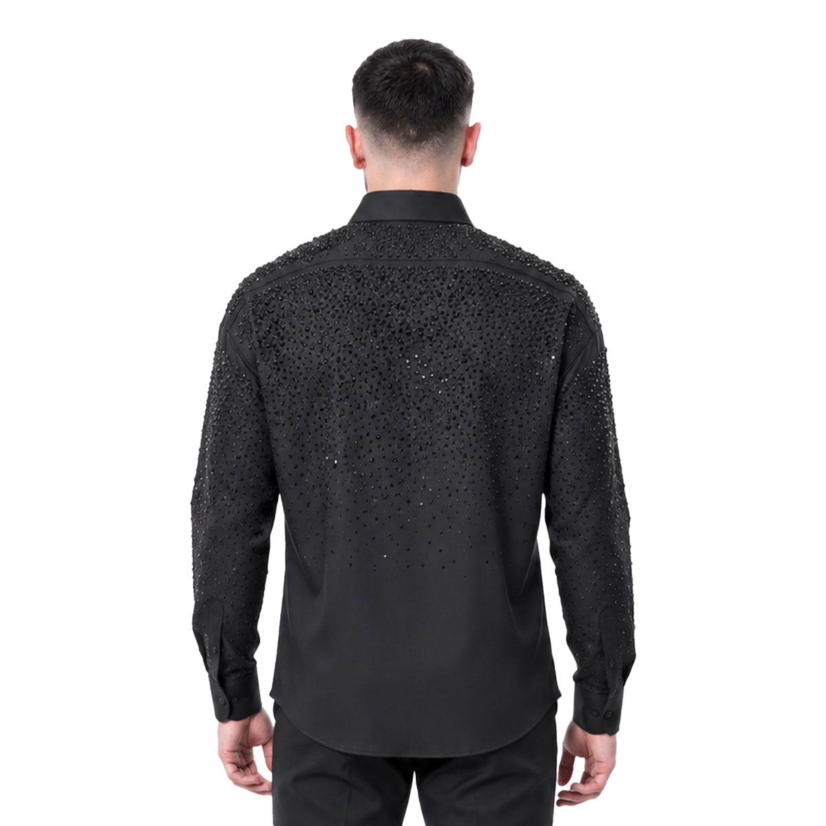 CAMISA BARABAS MANGA LARGA 4B06BLACKBLACK
