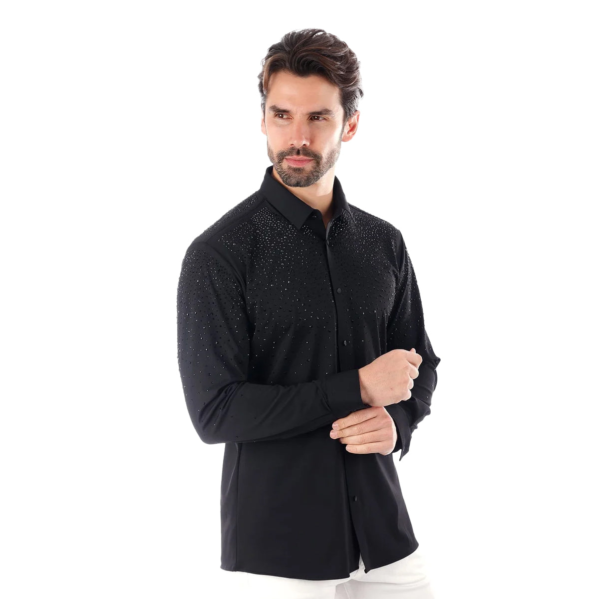 CAMISA BARABAS MANGA LARGA 4B06BLACKBLACK