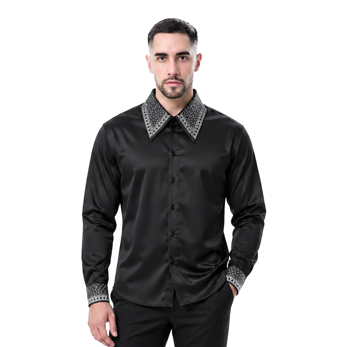 CAMISA BARABAS MANGA LARGA 5BR21BLACKSILVER