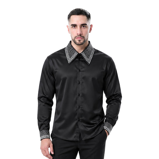 CAMISA BARABAS MANGA LARGA 5BR21BLACKSILVER
