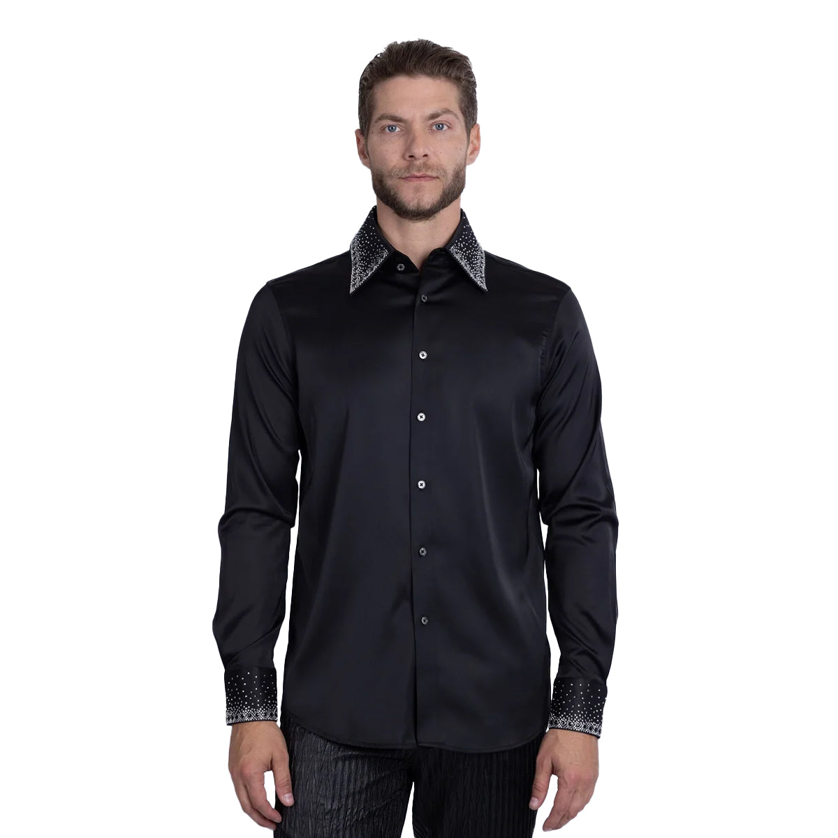 CAMISA BARABAS MANGA LARGA 5BR21BLACKSILVER