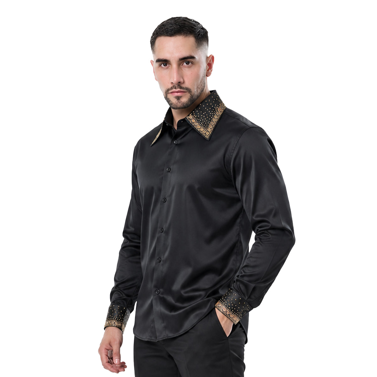 CAMISA BARABAS MANGA LARGA 5BR21BLACKGOLD