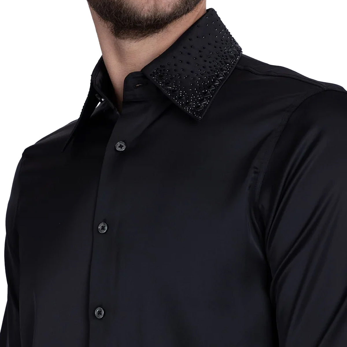 CAMISA BARABAS MANGA LARGA 5BR21BLACKBLACK