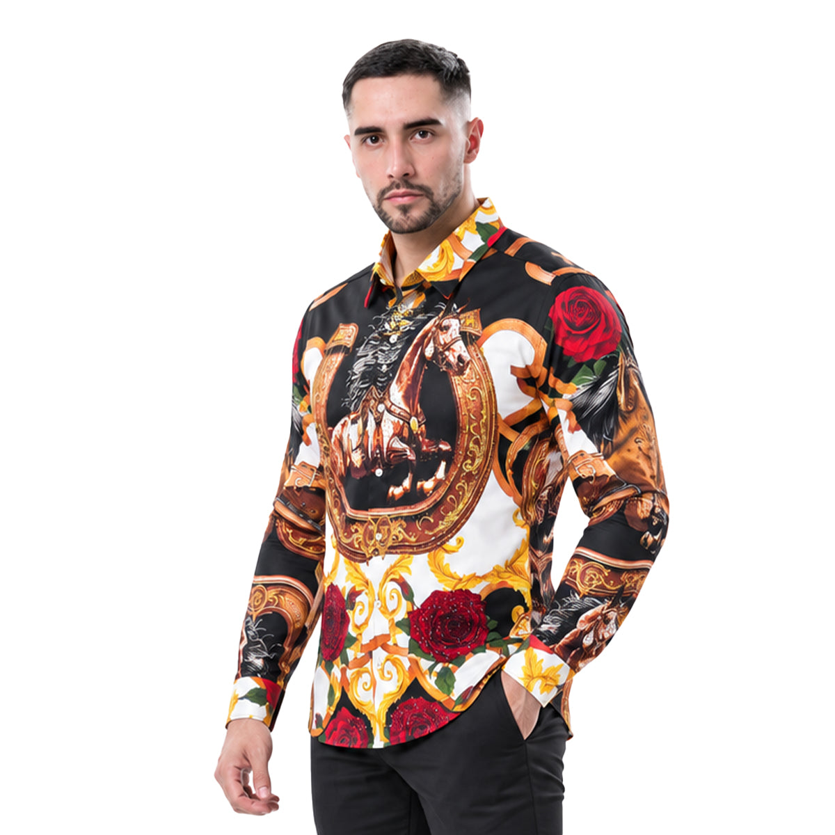 CAMISA BARABAS MANGA LARGA 5SPR05MULTI
