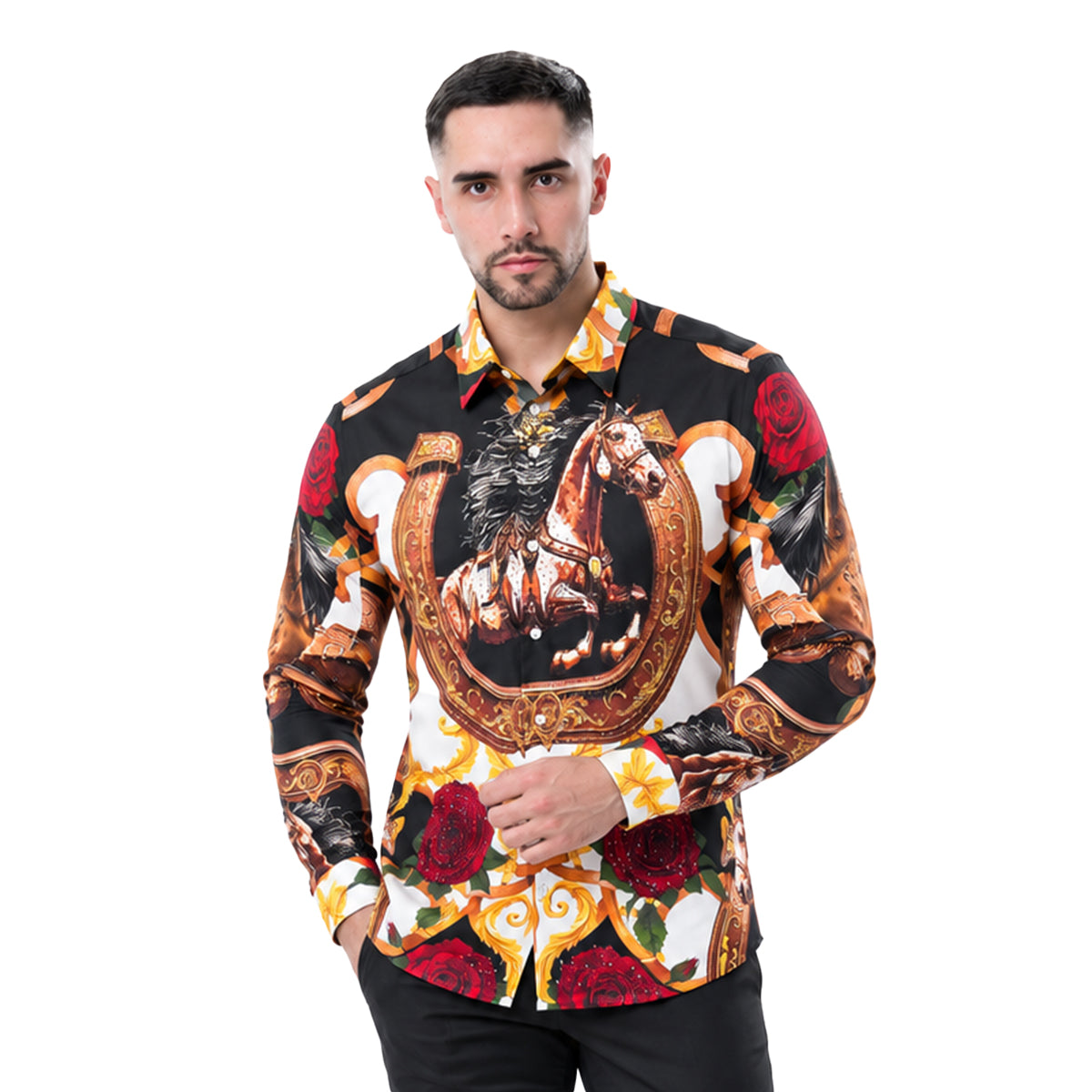 CAMISA BARABAS MANGA LARGA 5SPR05MULTI