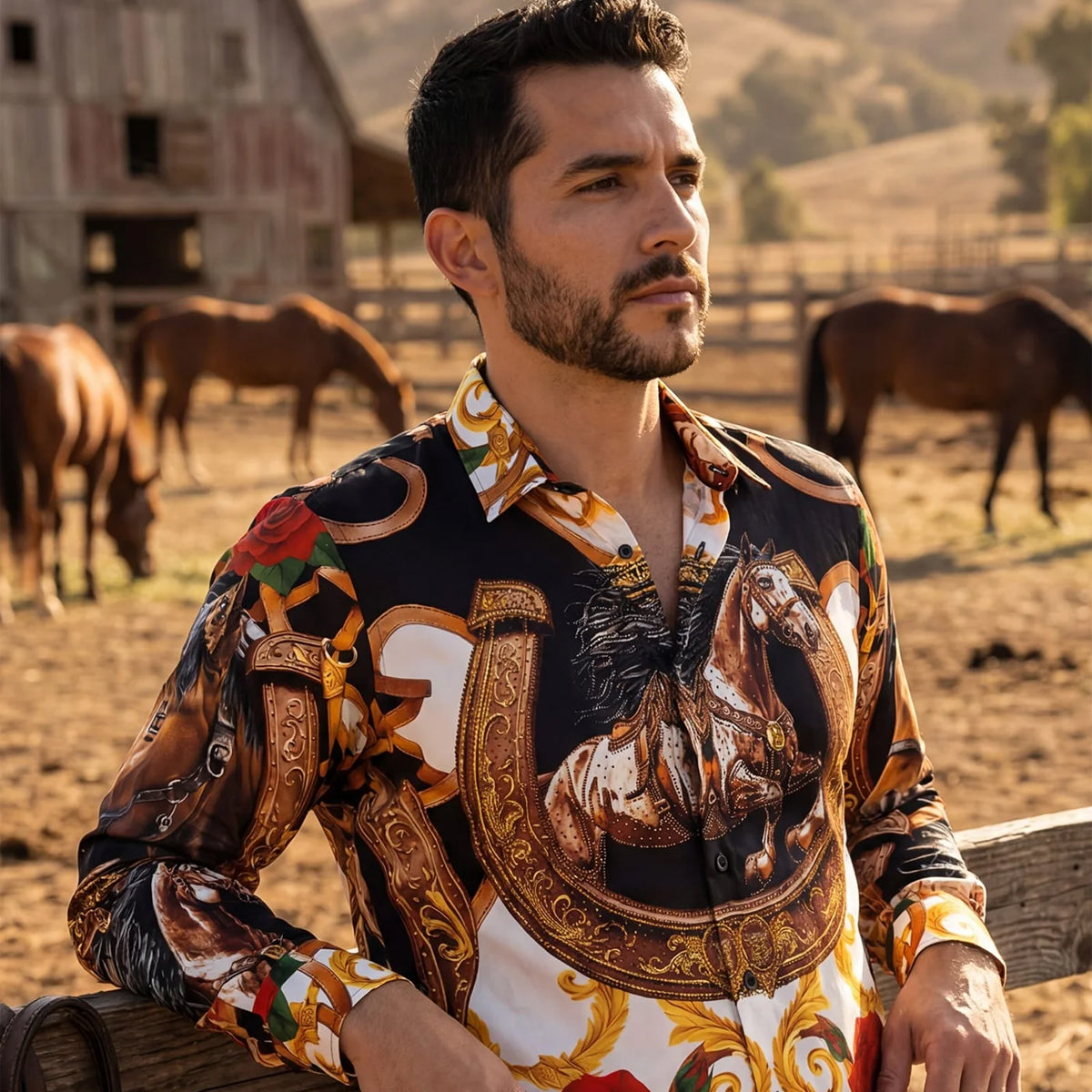 CAMISA BARABAS MANGA LARGA 5SPR05MULTI