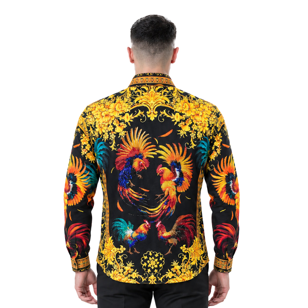 CAMISA BARABAS MANGA LARGA 5SPR10BLACK