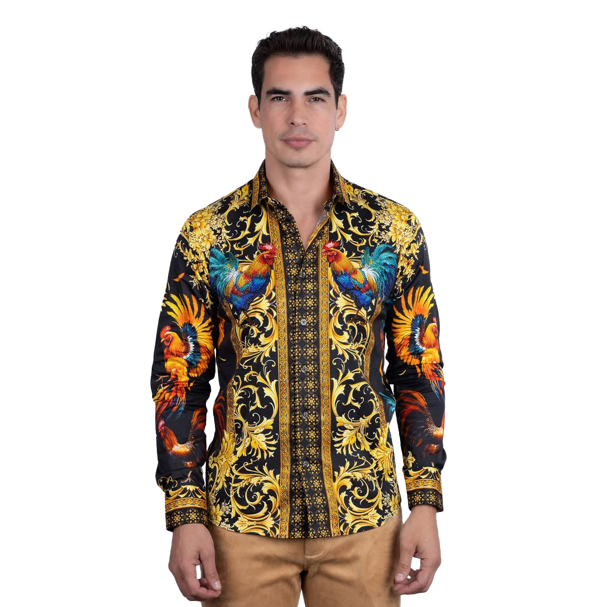 CAMISA BARABAS MANGA LARGA 5SPR10BLACK