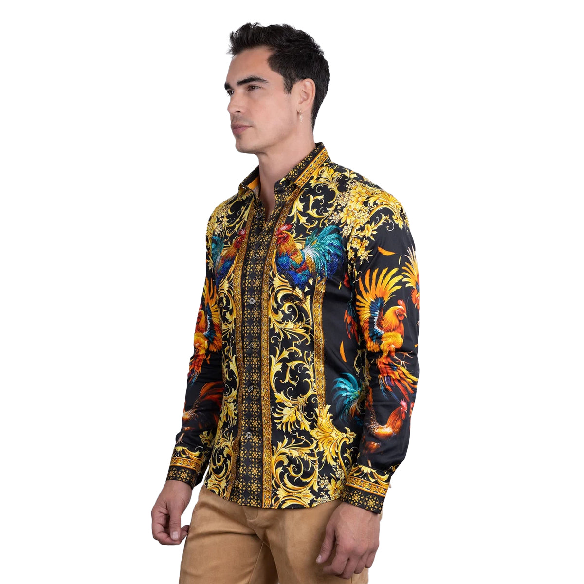CAMISA BARABAS MANGA LARGA 5SPR10BLACK