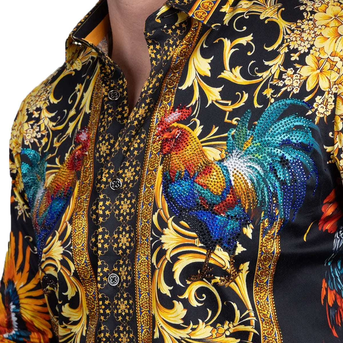 CAMISA BARABAS MANGA LARGA 5SPR10BLACK