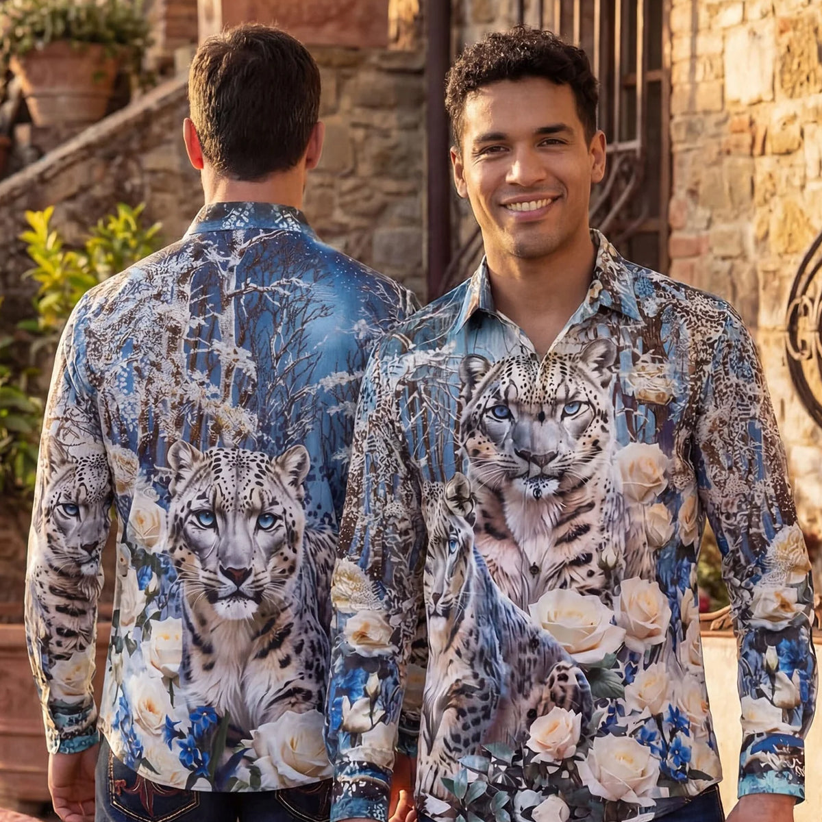 CAMISA BARABAS MANGA LARGA BLACK 6SPR04BLUECORAL