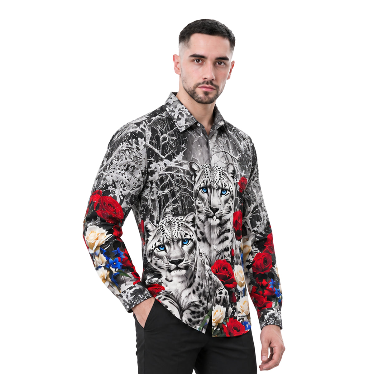CAMISA BARABAS MANGA LARGA 6SPR04POPPYRED
