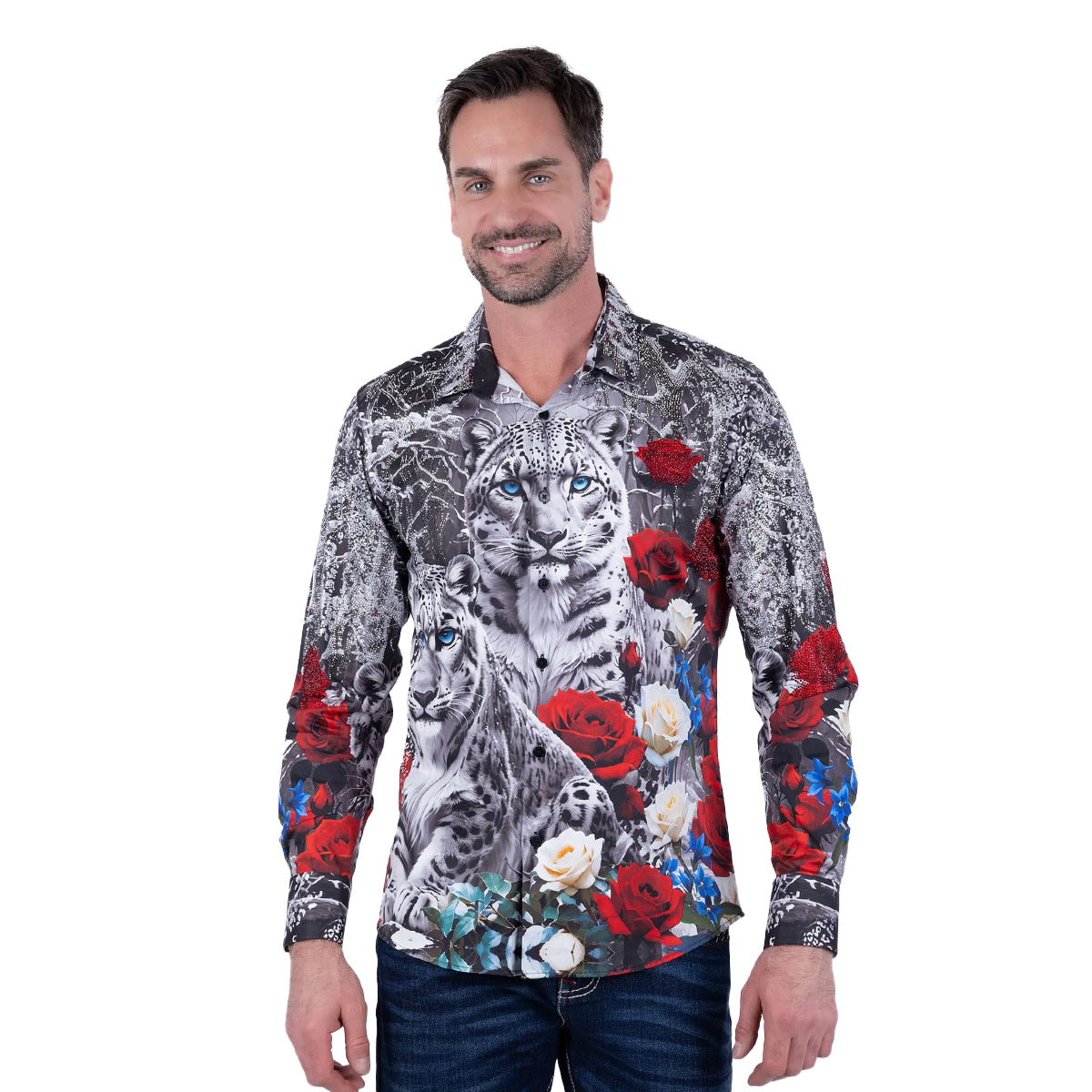 CAMISA BARABAS MANGA LARGA 6SPR04POPPYRED