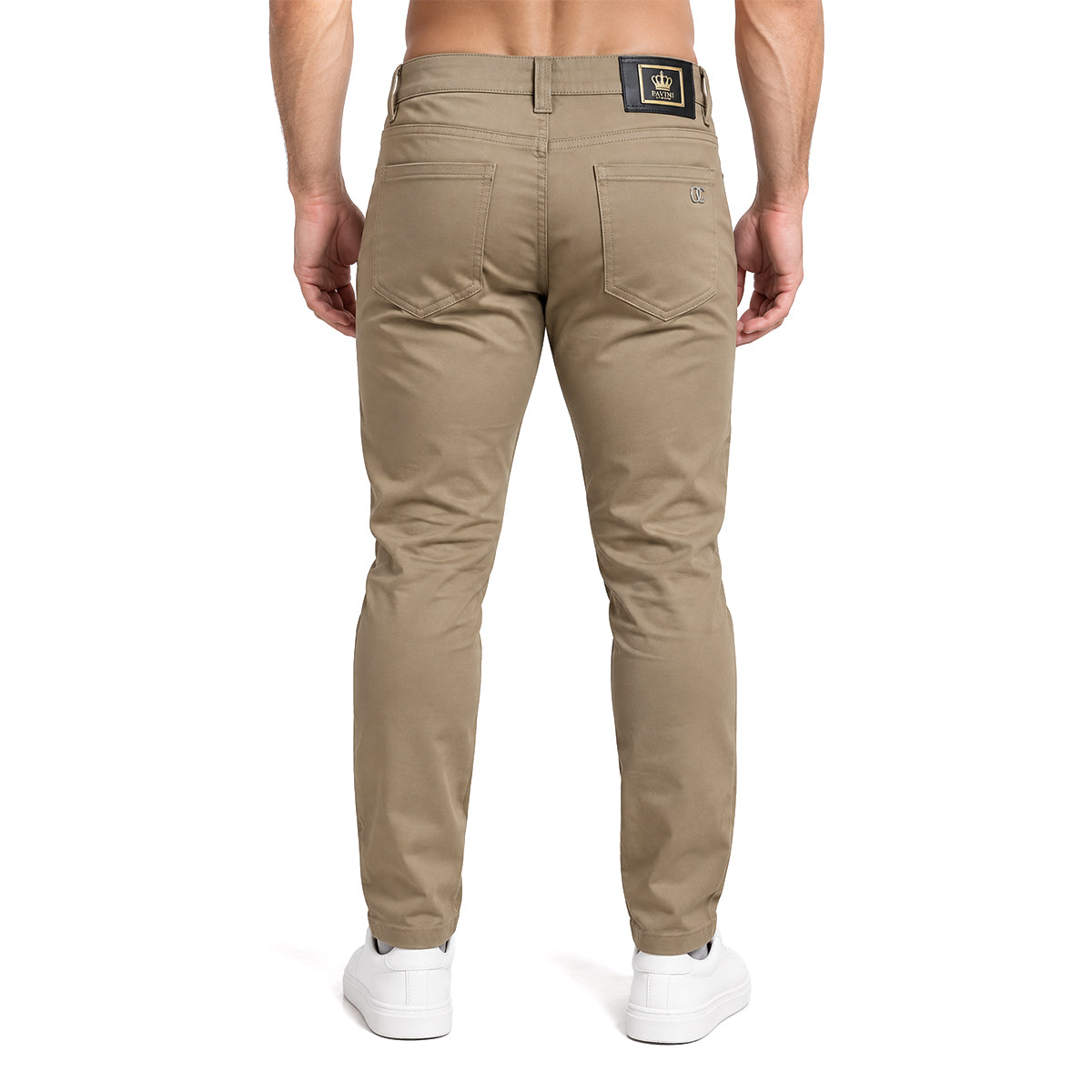 PANTALÓN DE VESTIR PAVINI KHAKI P9129KHAKI