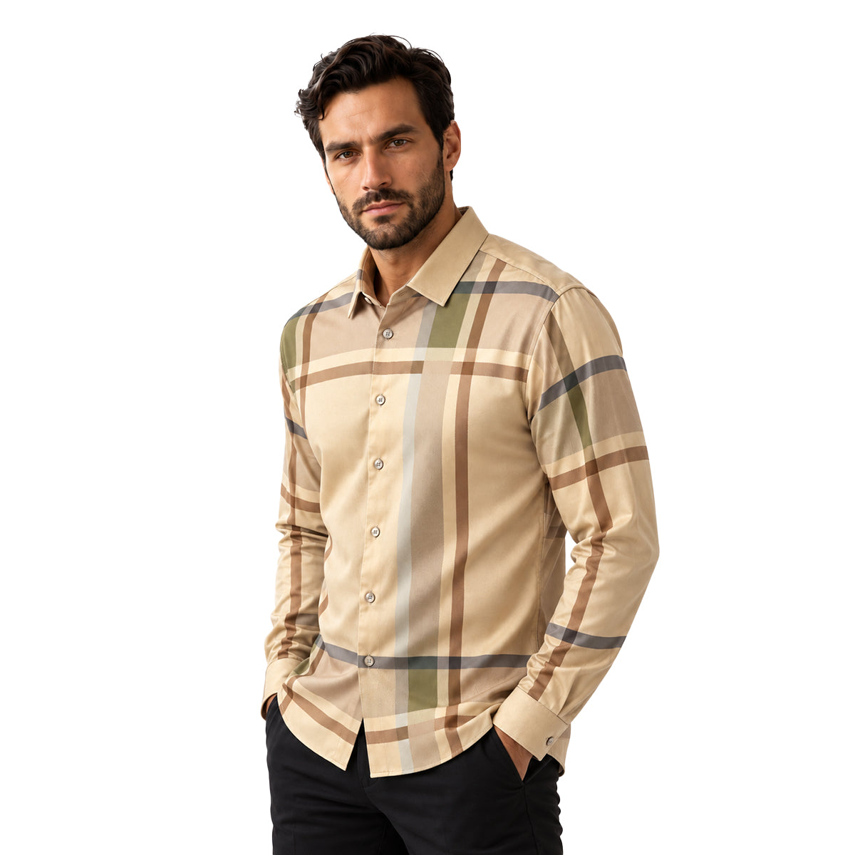 CAMISA PAVINI MANGA LARGA PVLS29011