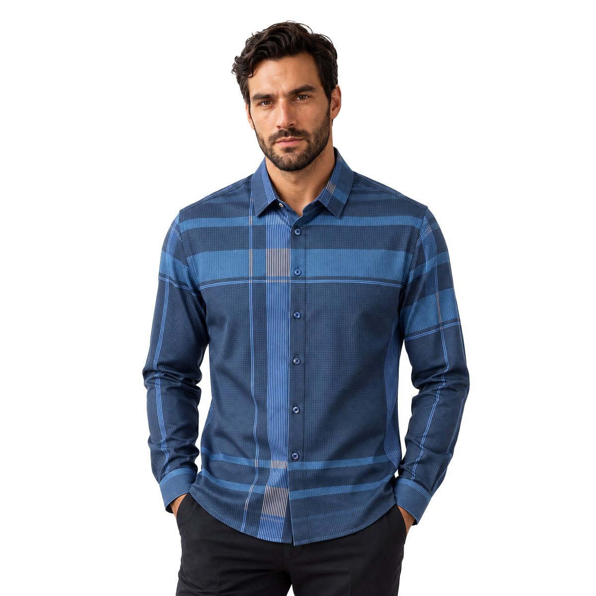 CAMISA PAVINI MANGA LARGA PVLS29009