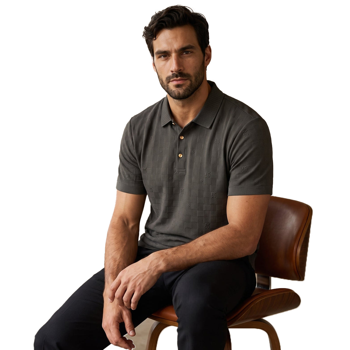 CAMISA BAROCCO MANGA CORTA PS817ARMYBAROCCO