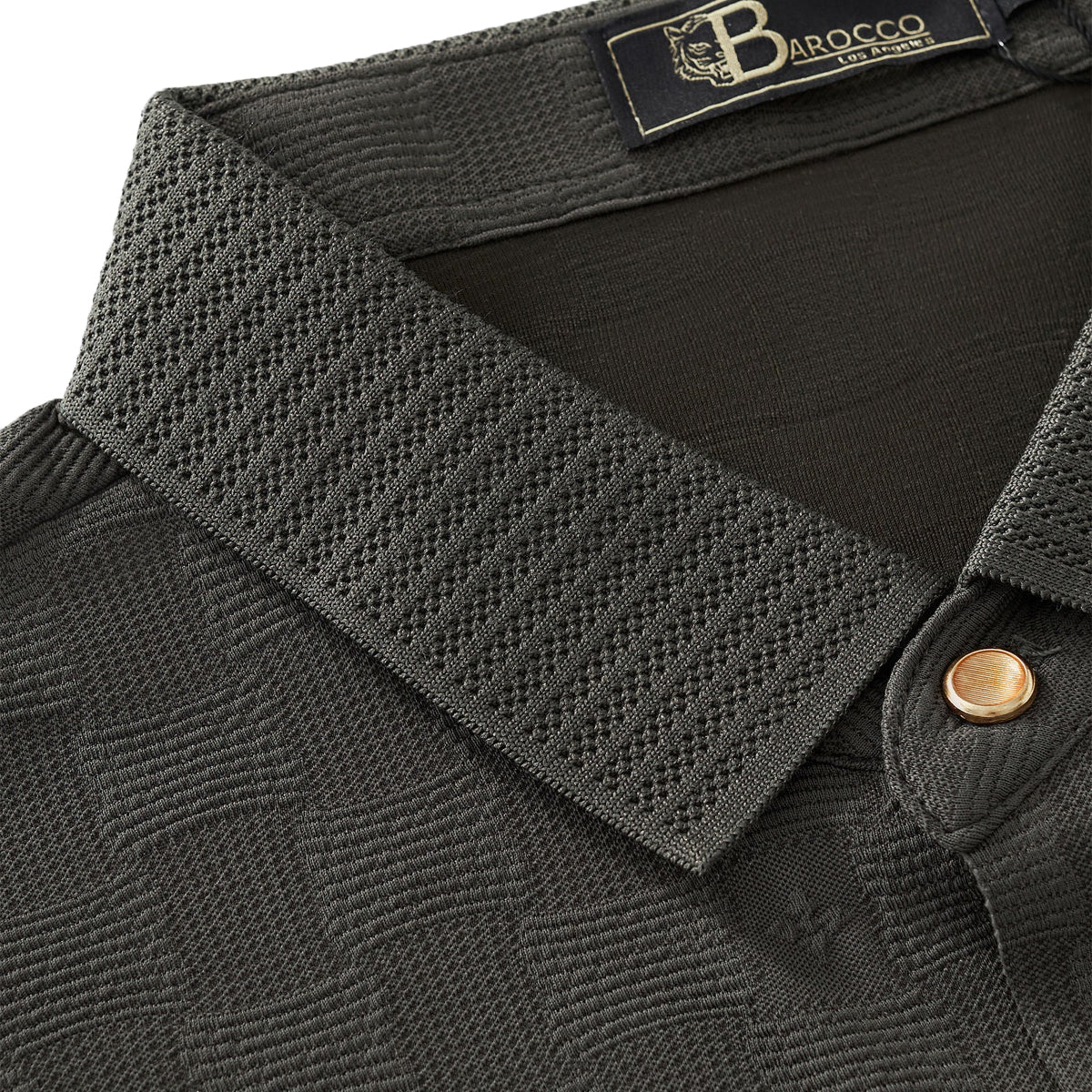 CAMISA BAROCCO MANGA CORTA PS817ARMYBAROCCO