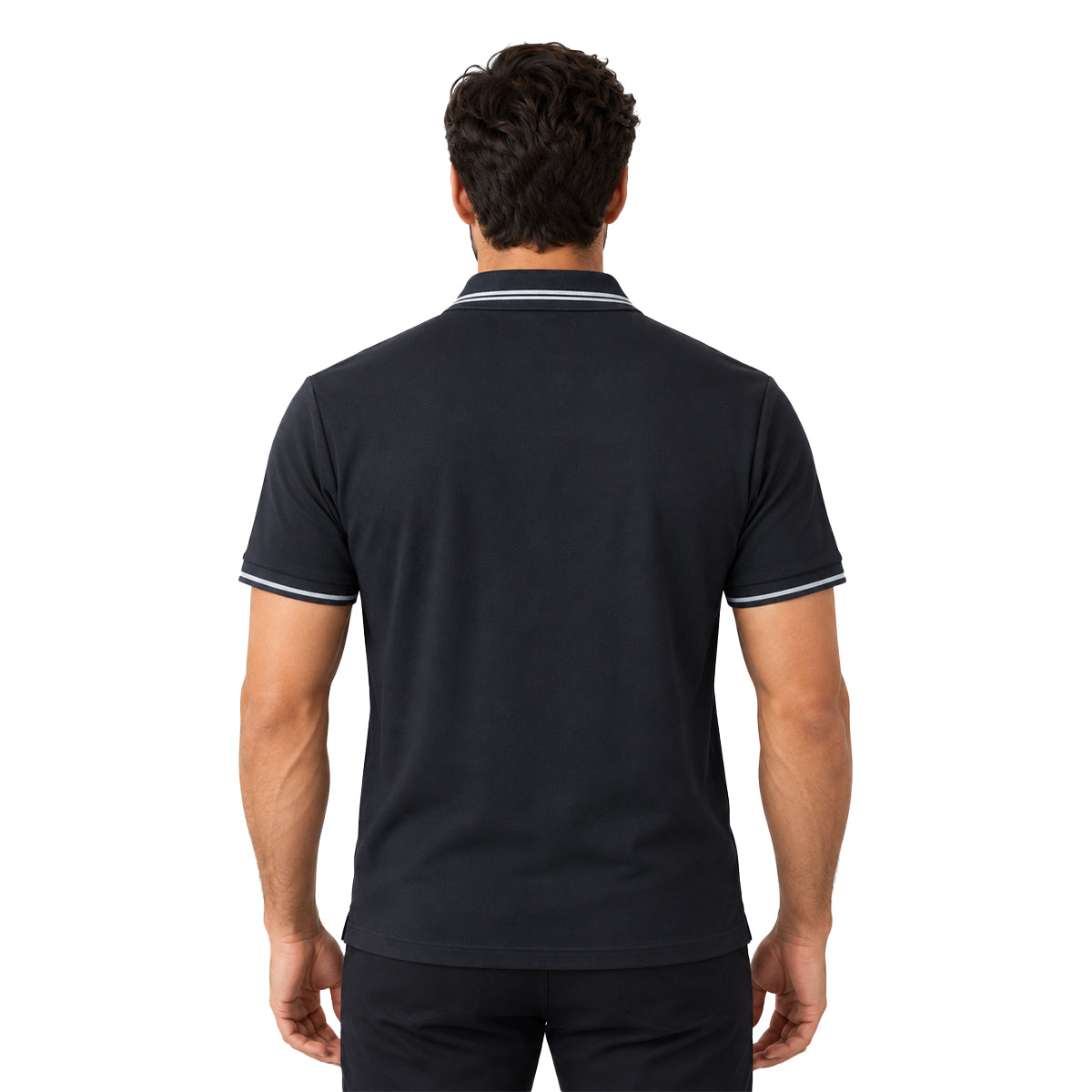 PLAYERA PAVINI BLACK P26065BLACK