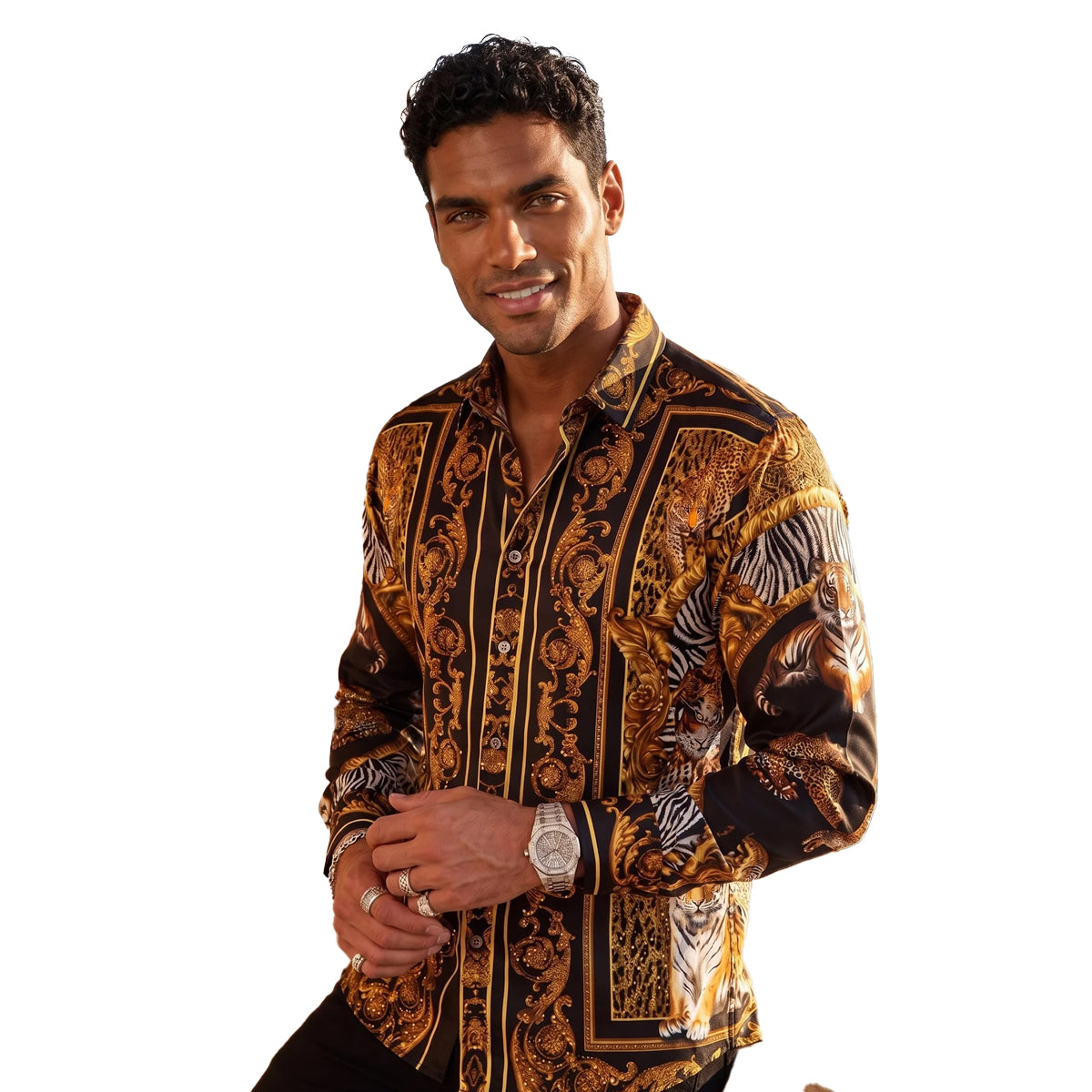 CAMISA BARABAS MANGA LARGA 6SPR14BLACKGOLD