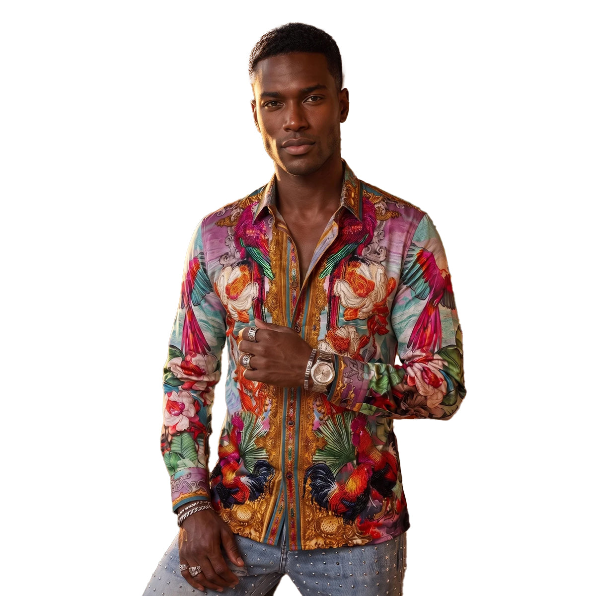 CAMISA BARABAS MANGA LARGA 6SPR10TEAL