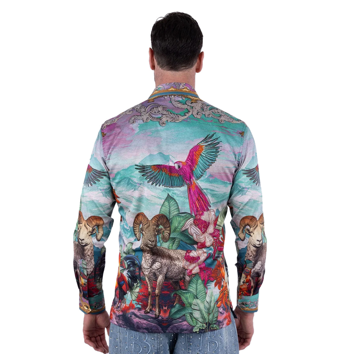 CAMISA BARABAS MANGA LARGA 6SPR10TEAL