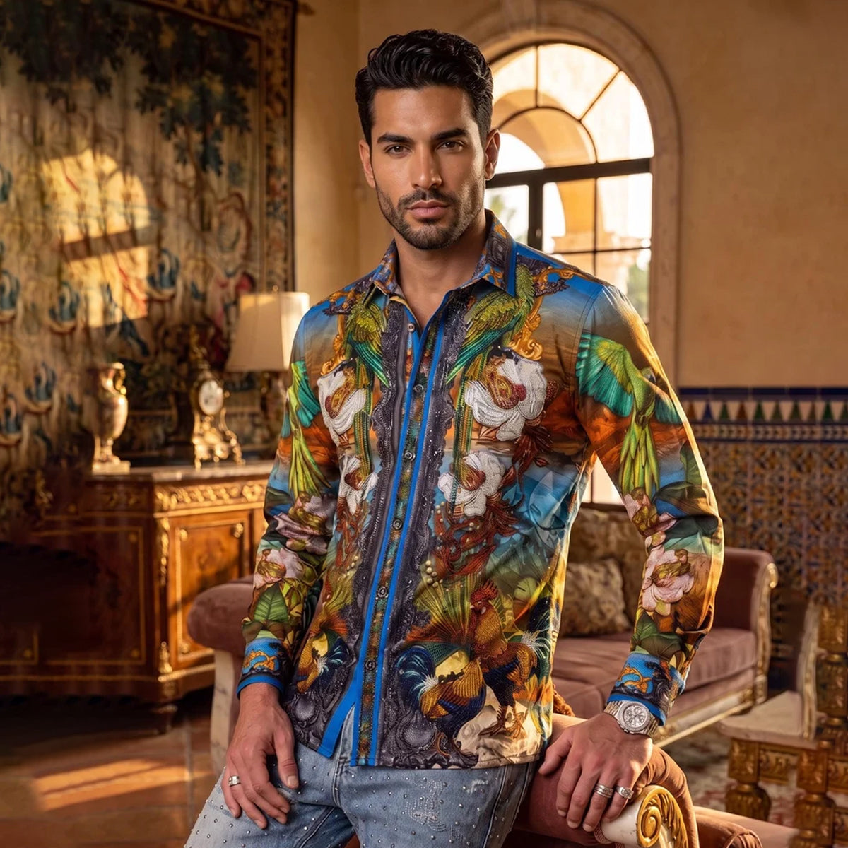 CAMISA BARABAS MANGA LARGA 6SPR10ROYAL