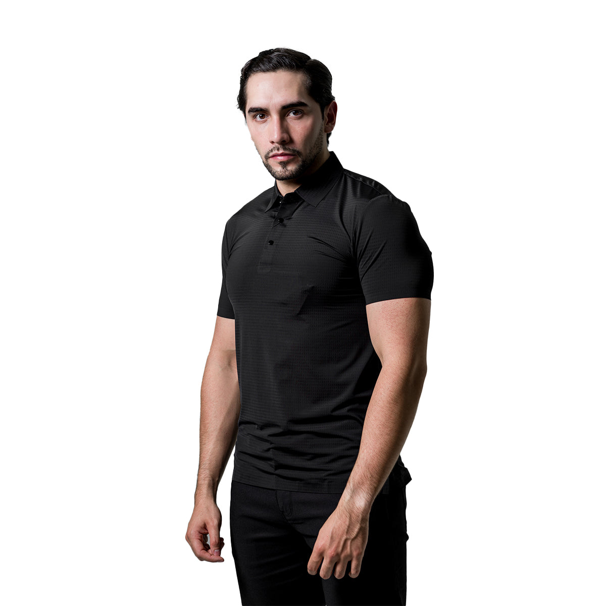 PLAYERA BAROCCO BLACK PS711BLACK