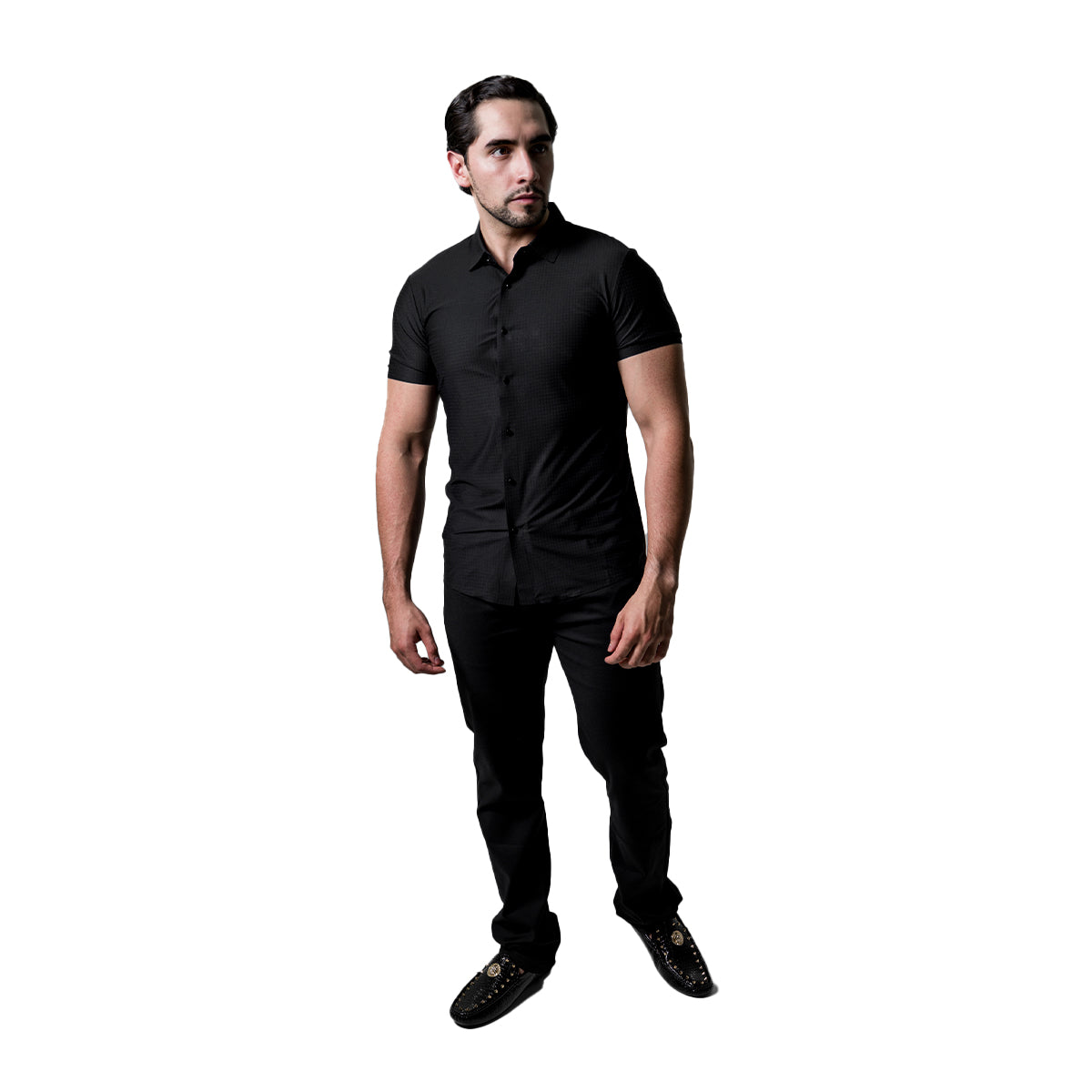 PLAYERA BAROCCO BLACK PS711BLACK