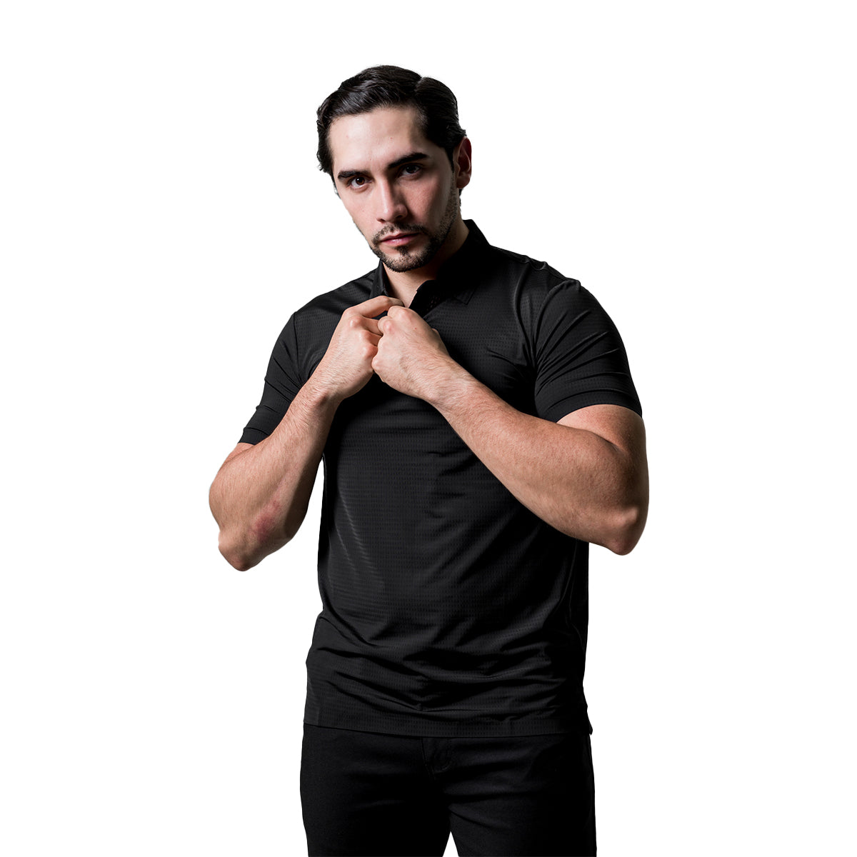 PLAYERA BAROCCO BLACK PS711BLACK