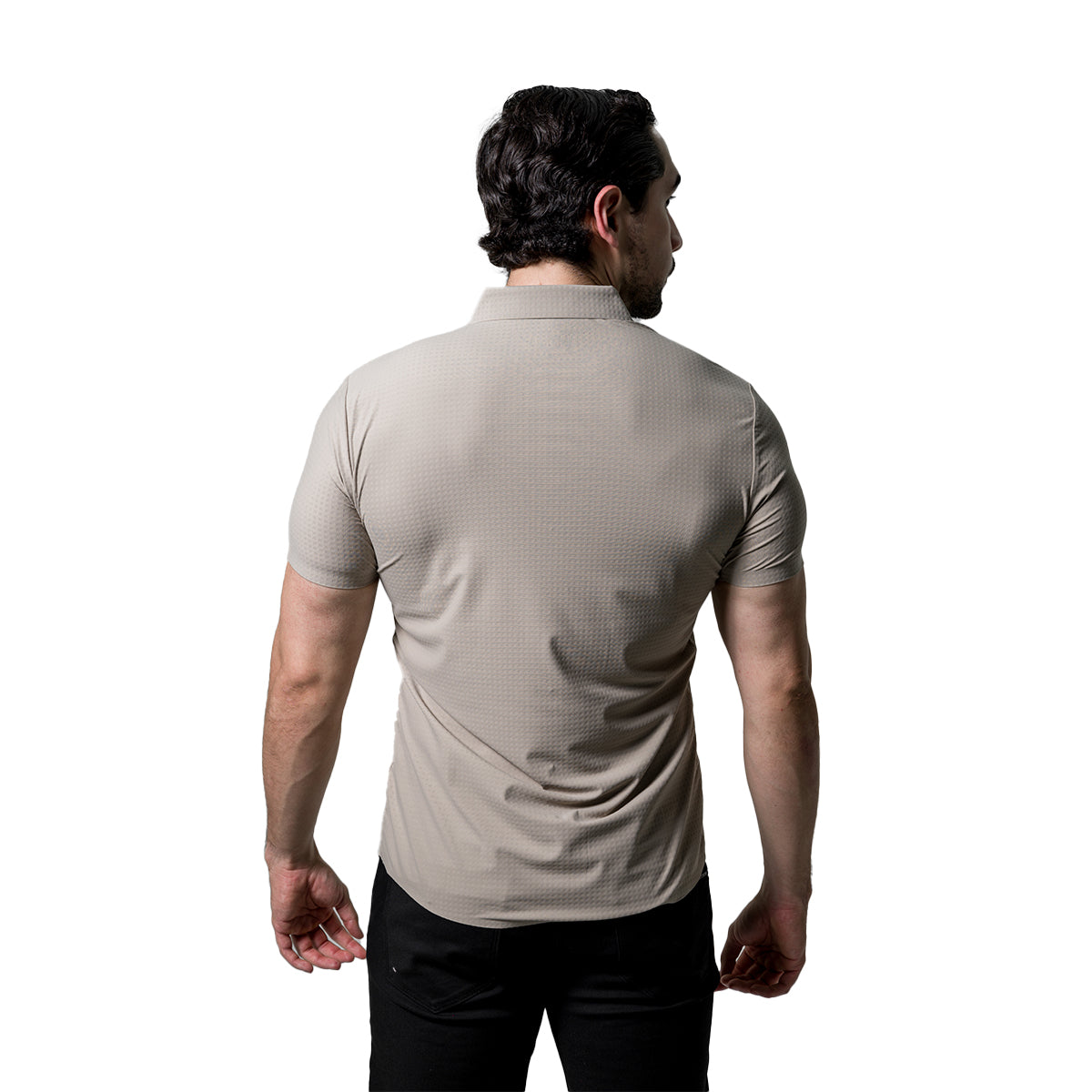 CAMISA MANGA CORTA BAROCCO KHAKI BSS915KHAKI