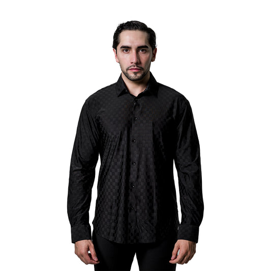 CAMISA MANGA LARGA LE BARON ELS923BLACK