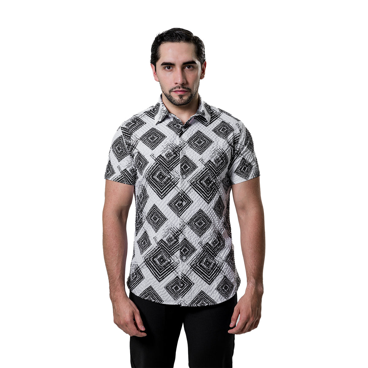 CAMISA MANGA CORTA LE BARON WHITE ESS926WHITE
