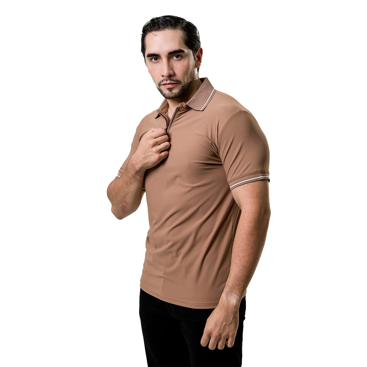 PLAYERA PLATINI KHAKI MXP1056KHAKI