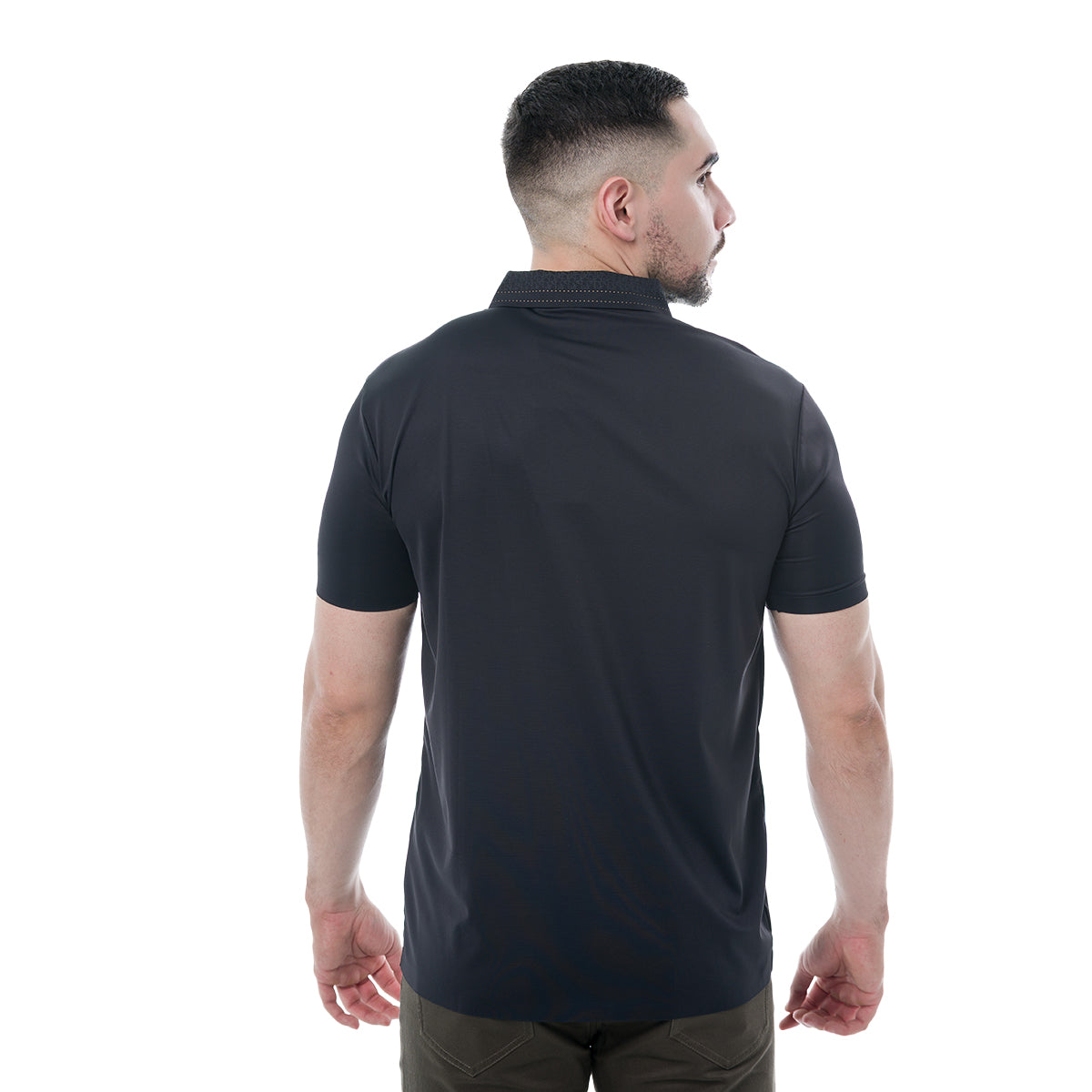 PLAYERA BLACK MODERNO MJFP912BLACK