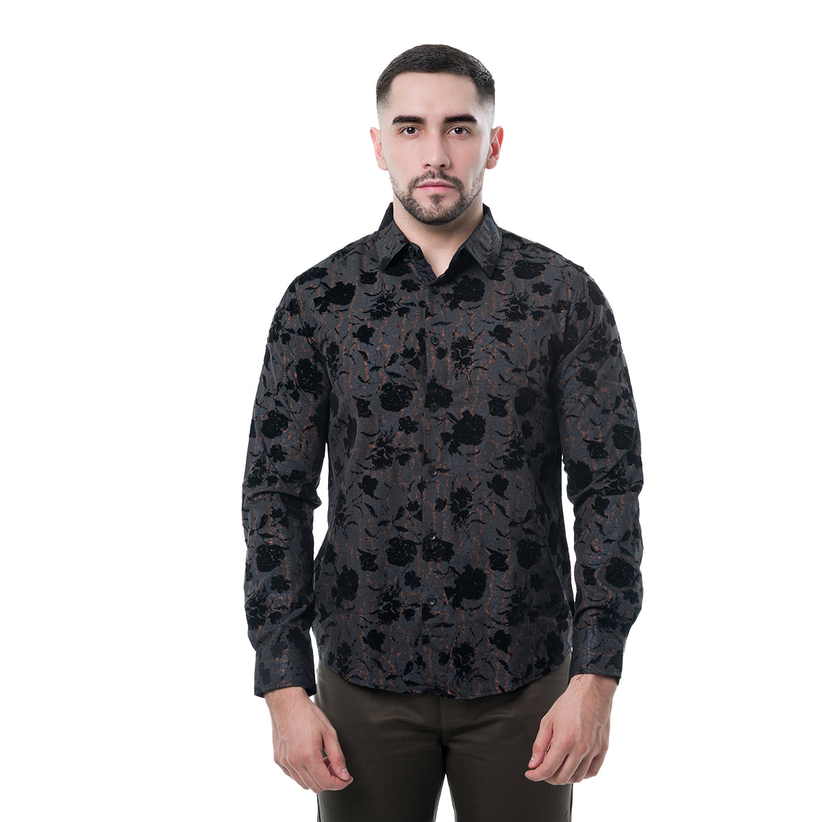 CAMISA MANGA LARGA BLACK PAVINI PVLS23504