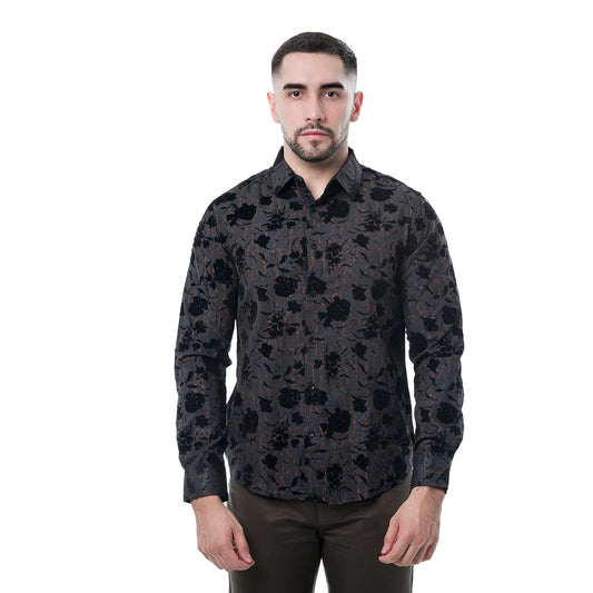 CAMISA MANGA LARGA BLACK PAVINI PVLS23504