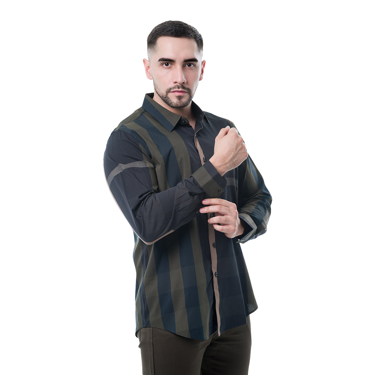 CAMISA MANGA LARGA GREEN CLAVI CJLS103GREEN