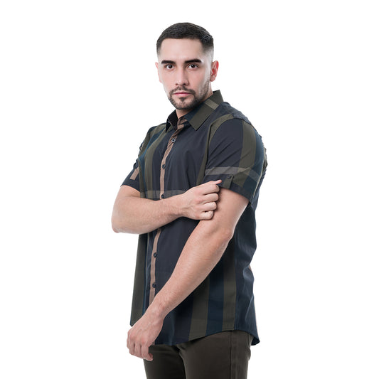CAMISA MANGA CORTA GREEN CLAVI CJSS207GREEN