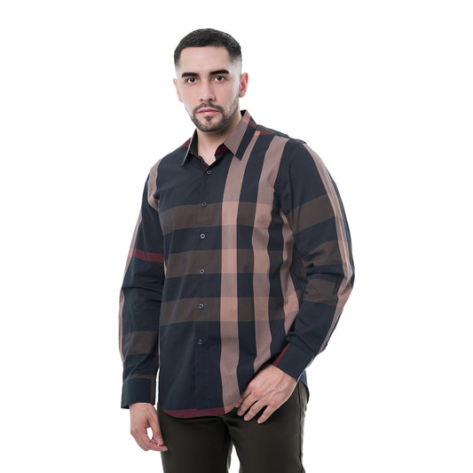 CAMISA MANGA LARGA CHARCOAL CLAVI CJLS103CHARCOAL