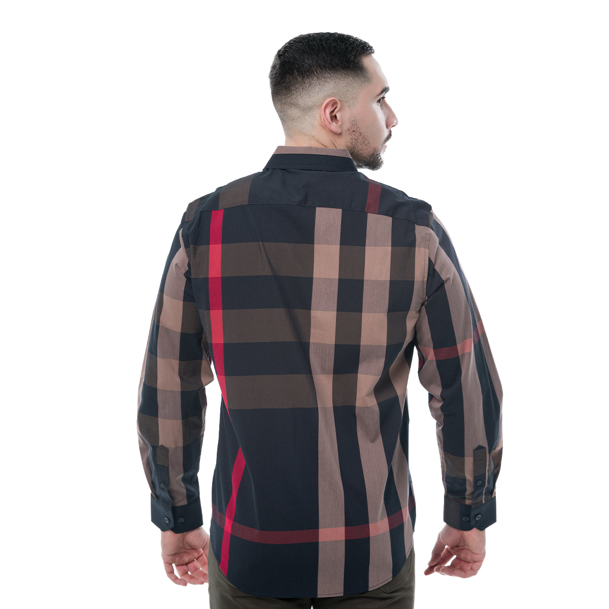 CAMISA MANGA LARGA CHARCOAL CLAVI CJLS103CHARCOAL