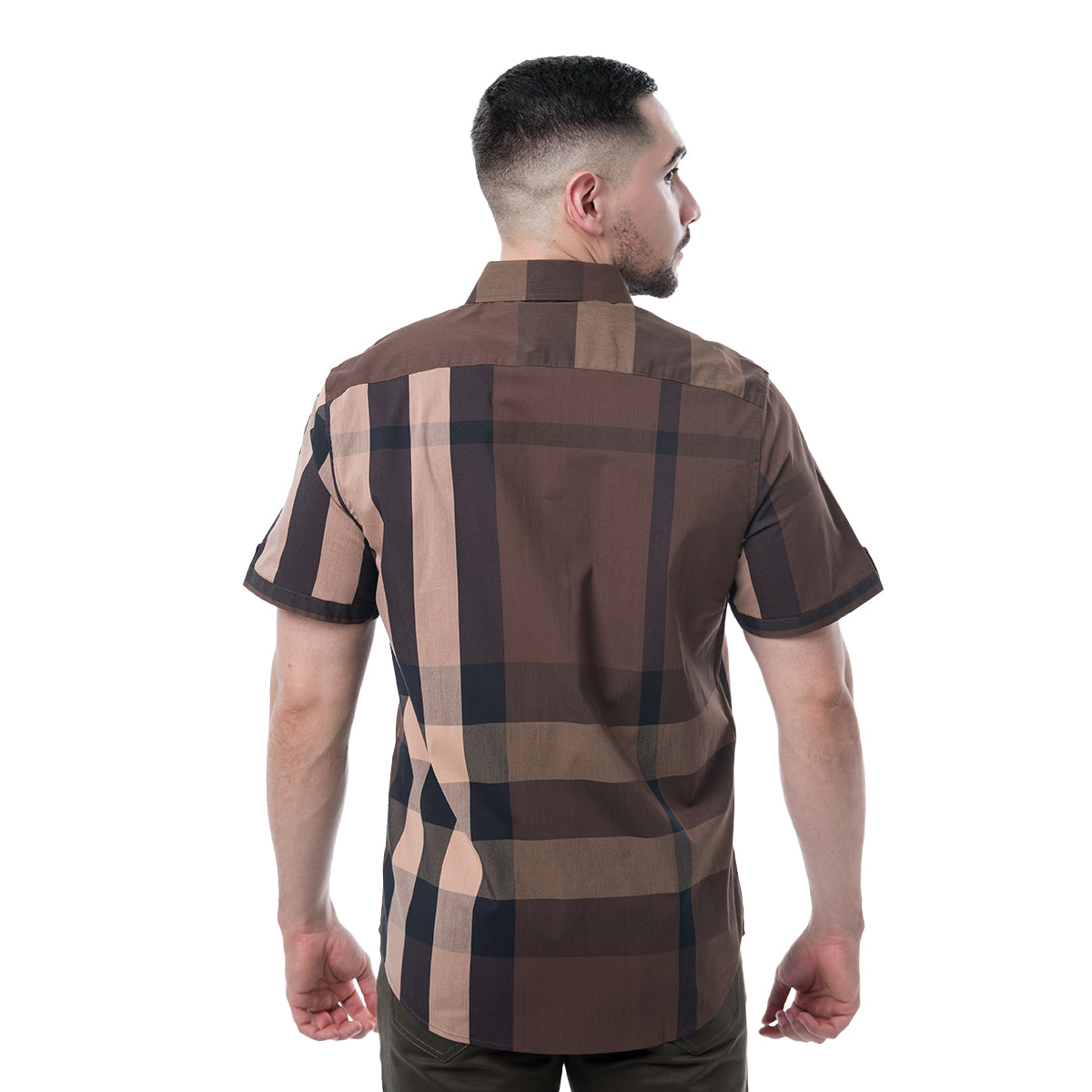 CAMISA MANGA CORTA COFFEE CLAVI CJSS207COFFEE