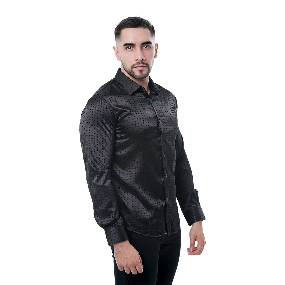 CAMISA MANGA LARGA BLACK PAVINI PVLS20101